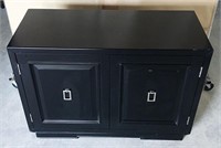 Lightly Used Black TV Stand/Cabinet