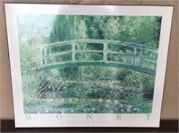 Monet Artwork Japanese Bridge. Plaque