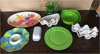 Lot of assorted Serving Dishes and bowls