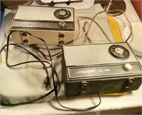 TWO Holiday Twin Power Vintage Portable Radios