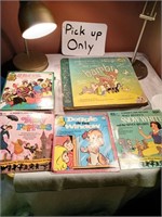Vintage children's records, Disney, Shirley Temple