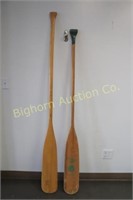 Wooden Oars: 2pc lot 66" & 72" long