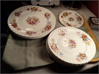 9 Floral Aynsley Summertime Plates
