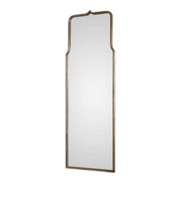 New Uttermost Adelasia Antiqued Gold Floor Mirror