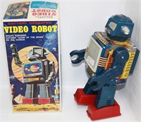 VIDEO ROBOT, BATTERY OPERATED. TRADEMARKED S.H.