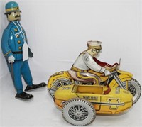 2 WIND-UP TIN LITHOGRAPH TOYS TO INCLUDE CASEY