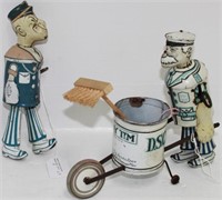 LOT OF 2 MARX TIN LITHOGRAPH WIND-UP SAILOR TOYS