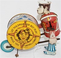 MARX TIN LITHOGRAPH WIND-UP TOY “DRUMMER BOY".