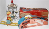 LOT OF 3 TIN LITHOGRAPH TOYS. TO INCLUDE: