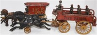 LOT OF 2 CAST IRON TOYS. TO INCLUDE: HUBLEY CAST
