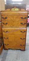 Antique waterfall chest of drawers. I am part of