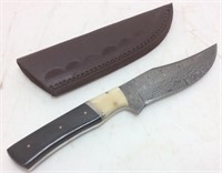 DAMASCUS STEEL, HAND MADE 5” BLADE