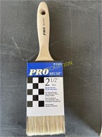2-1/2" Paint Brushes 6 brushes blended bristles