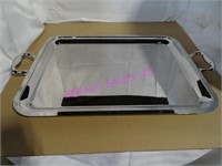 LOT, 2 PCS, RECT. TRAY 31"X26", S/S

WITH