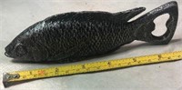 Heavy Cast Iron Fish Bottle Opener (7" long)