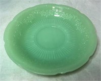 Vintage Jadite Green Saucer (6" diameter)