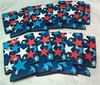 Lot of 10 Can Coozies - Stars