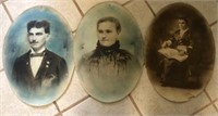 Lot of 3 Antique Portraits