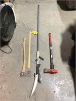 Pole Saw, Axe & Splitting Maul