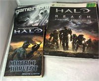 Lot of Halo Video Game Books