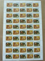 Canada timbre en feuille neuf les Algonquins
