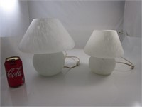 Lot de 2 lampes champignons