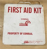 Conrail First Aid Kit, Metal, no contents