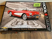 Corvette Route 66 1000 pc puzzle