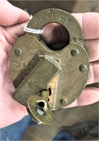 Brass Lock & Key, Bessemer & Lake Erie RR