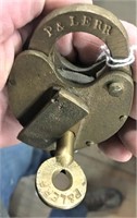 Brass Lock & Key, Pittsburgh & Lake Erie
