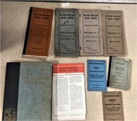 Lot Western Md. Employee Timetables, 30' - 40's