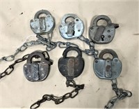 (6) RR Locks, PC & unmarked