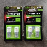 2x ARC ECO Series 194 LED Bulbs White Pair