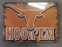 Texas Longhorns Metal Sign, 11 3/4 X 15 3/4 Inch