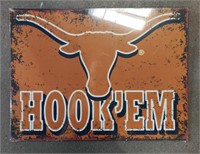 6x Texas Longhorns Metal Sign 11 3/4 X 15 3/4 Inch