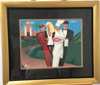 At Your Service, Signed Robin Morris, Lithograph