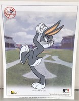 Bugs Bunny Pitching with the Yankees Sericel