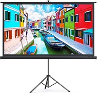 TaoTronics Projector Screen with Stand,Indoor 100"