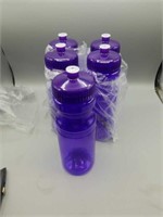 5 pack purple Sport/Water bottles