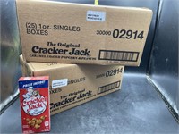 2 boxes 25 1oz single boxes cracker jacks