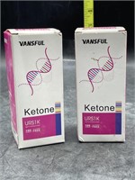 2 ketone URS1K - 125 strips each