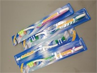 New! 4 soft bristle toothbrushes