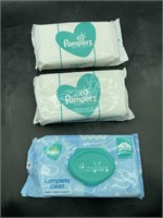 3 packs pampers baby wipes