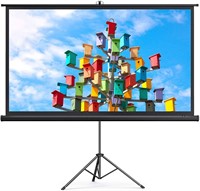 TaoTronics Projector Screen with Stand, 120 inch