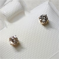 $500 14K  Diamond(0.18ct) Earrings EC57-52