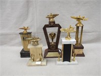 LOT OF 1950'S-1960'S BOAT RACING TROPHIES