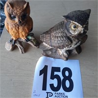 (2) Bisque Owls (U234)