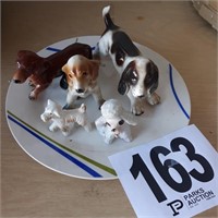 (5) Bisque Dog Figurines (U234)