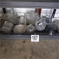 Contents of Shelf:  Glassware (U234)