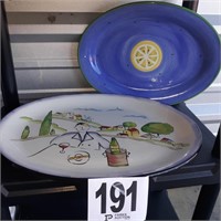 (2) Large Platter (Dishwasher & Microwave Safe)